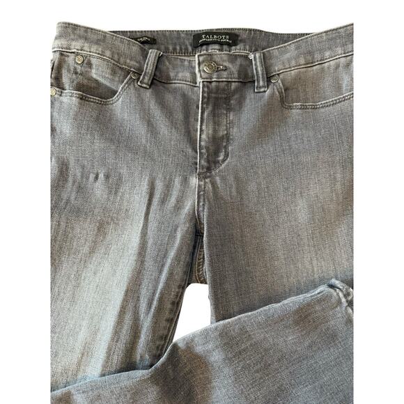 Talbots Flawless Five Pocket Women's Size 4 Slim Ankle Medium Blue Jeans Stretch - Picture 4 of 7